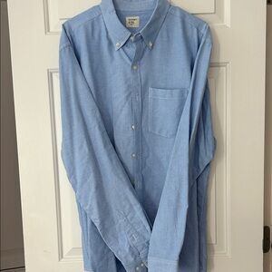 Old Navy Men's Light Blue Casual Button-Down Shirt